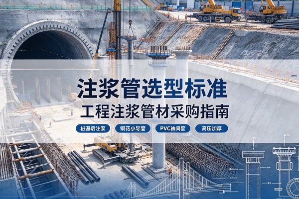 瑞昌注浆管选型标准