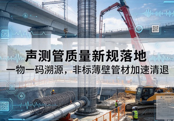 瑞昌声测管质量新规落地，一物一码溯源，非标薄壁管材加速清退