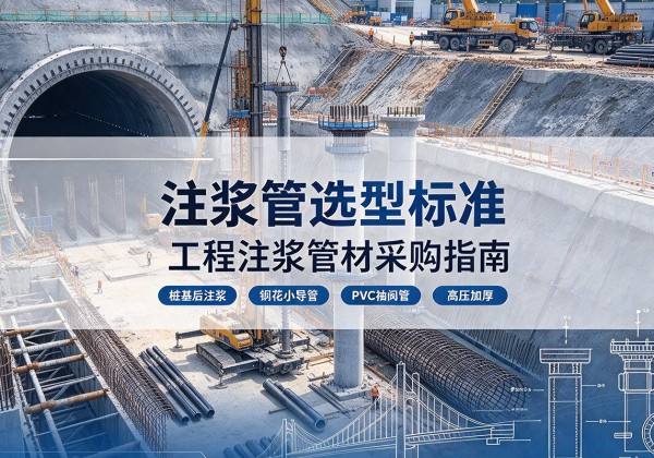 瑞昌注浆管选型标准